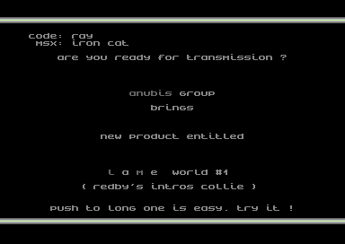 Lame World 01